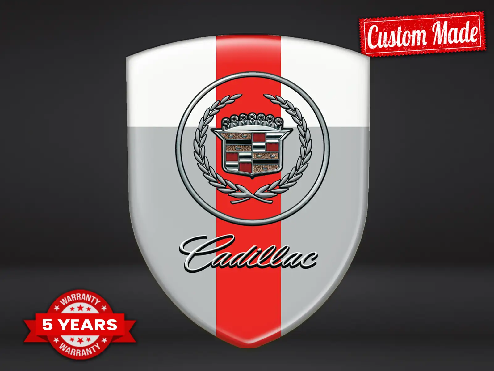 Cadillac 3D Autosticker Universal Hochwertig Professionell